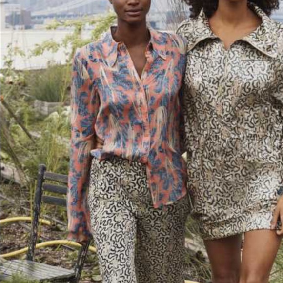 *SET* NEW H&M Conscious Exclusive Blouse & Skirt - Picture 2 of 4